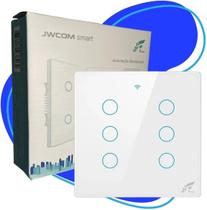 Interruptor 6 Botões Wifi 4x4 Instalação Com Ou Sem Neutro
