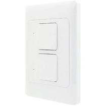 Interruptor AGL Inteligente Wi-Fi Smart, 2 Teclas, IP60, ABS, Timer, AGL Home, Branco
