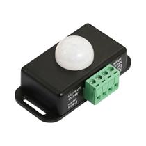 Interruptor Ajustável Do Sensor De Movimento 8A PIR DC 12V-24V Infravermelho Para Luz LED