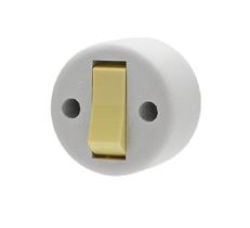 Interruptor Apagador Elétrico Simples De Sobrepor Redondo Externo