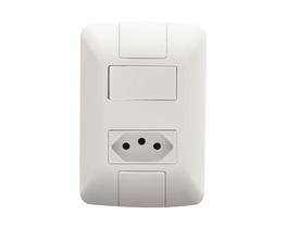 Interruptor Aria Simples Tom 2P T 10A C/Placa