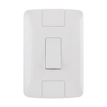 Interruptor Aria Tramontina 1 Tecla Paralelo 6A com Placa Branco