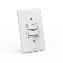 Interruptor artis 2 tecla simples branca - Enerbras