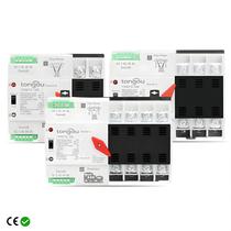 Interruptor ATS De Dupla Fonte De Energia Para Trilho DIN 2P 3P 4P 63A 100A Selecionador Elétrico Interruptor ATS De Dupla Fonte De Energia Para Trilho DIN 2P 3P 4P 63A 100A Selecionador Elétrico