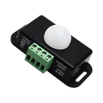 Interruptor Automático 12V/24V 8A com Sensor de Movimento PIR - Para Lâmpadas
