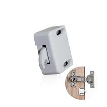 Interruptor Automático Com Gatilho Na Cor Cinza Para Portas de Móveis Led Line Interruptor Automático Com Gatilho Na Cor Cinza Para Portas de Móveis Led Line