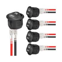 Interruptor Basculante Preto 12V 6A 250V 10A 125V SPST 2 Pinos Liga/desliga Para Carro, Barco, RV, Interruptor Basculante Preto 12V 6A 250V 10A 125V SPST 2 Pinos Liga/desliga Para Carro, Barco, RV,