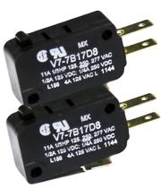 Interruptor básico em miniatura Honeywell V7-7B17D8 11A 250V (x2)