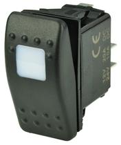 Interruptor BEP 1001801 SPST Contura desligado/ligado com um LED 12V/24V