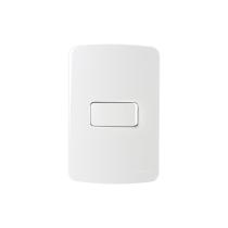 Interruptor Bipolar Paralelo MarGirius B3 10A com Placa 4x2 Branco