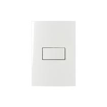 Interruptor Bipolar Paralelo MarGirius Sleek 10A com Placa 4x2 Branco