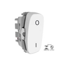 Interruptor bipolar simples 10A 250V Gracia branco Alumbra