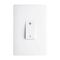 Interruptor Bipolar Simples 16A 4x2 1 Tecla Branco Habitat Fame Interruptor Bipolar Simples 16A 4x2 1 Tecla Branco Habitat Fame