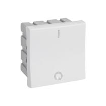 Interruptor Bipolar Simples 2 Módulos 25a 220v Pialplus Branco - Pial Legrand