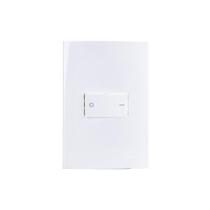 Interruptor Bipolar Simples Margirius Sleek 25a Com Placa 4x2 Branco