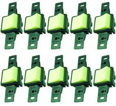 Interruptor Bipolar Simples Sem Placa Prata Radial c/10 Interruptor Bipolar Simples Sem Placa Prata Radial c/10