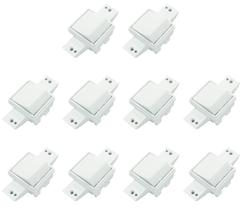 Interruptor Bipolar Simples Sistema X Bco S/ Placa c/ 10 Interruptor Bipolar Simples Sistema X Bco S/ Placa c/ 10