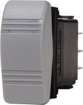 Interruptor Blue Sea Systems 8218 Contura OFF-ON DPST cinza