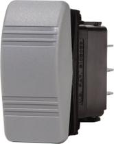 Interruptor Blue Sea Systems 8231 Contura OFF- (ON) SPST Cinza