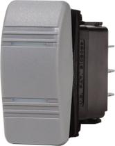 Interruptor Blue Sea Systems 8232 Contura ON-OFF-ON SPDT cinza Interruptor Blue Sea Systems 8232 Contura ON-OFF-ON SPDT cinza