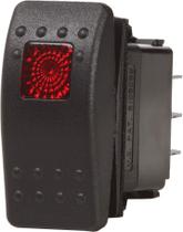Interruptor Blue Sea Systems Contura II OFF-ON SPST preto 20A