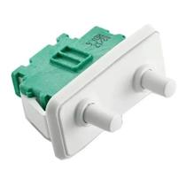 Interruptor Botão Duplo Para Geladeira 110V 220 Electrolux Df46 Dc49 Df50 Dff44 DF34 64484557