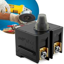 Interruptor Botão Liga e Desliga (Chave) Para Esmerilhadeira Dwe4020-b2 Tipo1 N167538