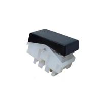 Interruptor Branco Simples para Móveis DX99330 Qtmov 2 Unidades Preto