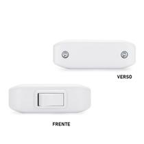 Interruptor Centro de Cordão Fio Abajur Branco MarGirius Interruptor Centro de Cordão Fio Abajur Branco MarGirius