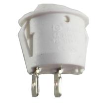 Interruptor chave kcd1-101 redonda branca on/off Interruptor chave kcd1-101 redonda branca on/off