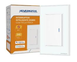 Interruptor com 1 Tecla Física Zigbee Branco