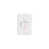 Interruptor Com 1 Tecla Intermediário Com Placa 4x2 Branco