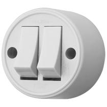 Interruptor com 2 Teclas Simples Redondo - 0223 - FAME