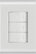 Interruptor com 3 Teclas 10A liz - Tramontina Interruptor com 3 Teclas 10A liz - Tramontina