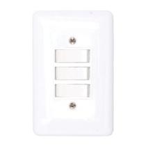 Interruptor com 3 Teclas simples stylus - Ilumi Interruptor com 3 Teclas simples stylus - Ilumi