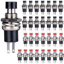 Interruptor com botão de pressão Clyxgs Momentary SPST 1A 250V AC 30 unidades Interruptor com botão de pressão Clyxgs Momentary SPST 1A 250V AC 30 unidades