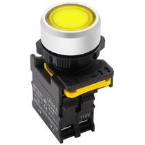 Interruptor com botão de pressão mxuteuk Luz LED amarela 10A 600V IP65