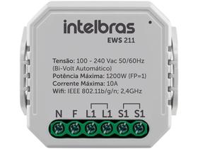 Interruptor Controlador De Cargas Wifi 1/1 Ews 211 Intelbras