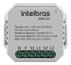 Interruptor Controlador De Cargas Wifi 2/2 Ews 222 Intelbras