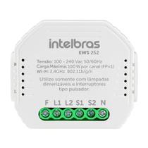 Interruptor Controlador Dimmer Smart Wi-Fi Intelbras EWS 252