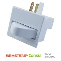 Interruptor da Lâmpada Branco 326035389 Refrigerador Consul / Brastemp BRF36FR BRF36GR CRP38A