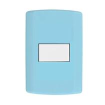 Interruptor de 1 Tecla Simples, Modular, com Placa 4x2 e Suporte Interruptor de 1 Tecla Simples, Modular, com Placa 4x2 e Suporte