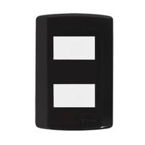 Interruptor de 2 Teclas Simples, Modular, com Placa 4x2 e Suporte