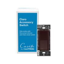 Interruptor de acessórios Lutron Caseta Smart Claro DVRF-AS-BR Brown