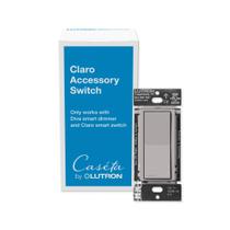 Interruptor de acessórios Lutron Caseta Smart Claro DVRF-AS-GR Cinza