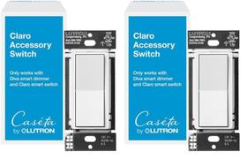 Interruptor de acessórios Lutron Caseta Smart Claro DVRF-AS-WH-2 Branco Interruptor de acessórios Lutron Caseta Smart Claro DVRF-AS-WH-2 Branco