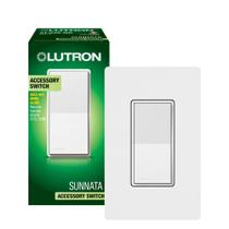 Interruptor de acessórios Lutron Sunnata On/Off para dimmers Sunnata LED+ Interruptor de acessórios Lutron Sunnata On/Off para dimmers Sunnata LED+