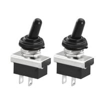Interruptor De Alavanca À Prova d'Água 12V 25A Com 2 Pinos, Bloqueio SPST SPDT DPDT, Interruptor De