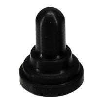 Interruptor de alavanca Boot Paneltronics 23/32, porca redonda, preta