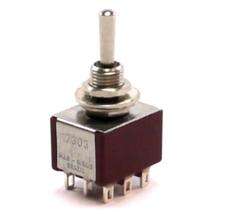 Interruptor de Alavanca Metálica Tripolar Solda Fio 5A 17.303 LIGA/DESLIGA/LIGA - Margirius